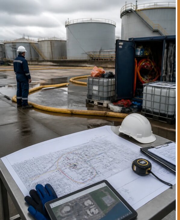 Разработка плана ликвидации разливов нефти в Лянторе